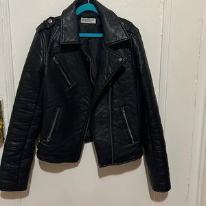 Lulus Glamorous Vegan Leather Jacket